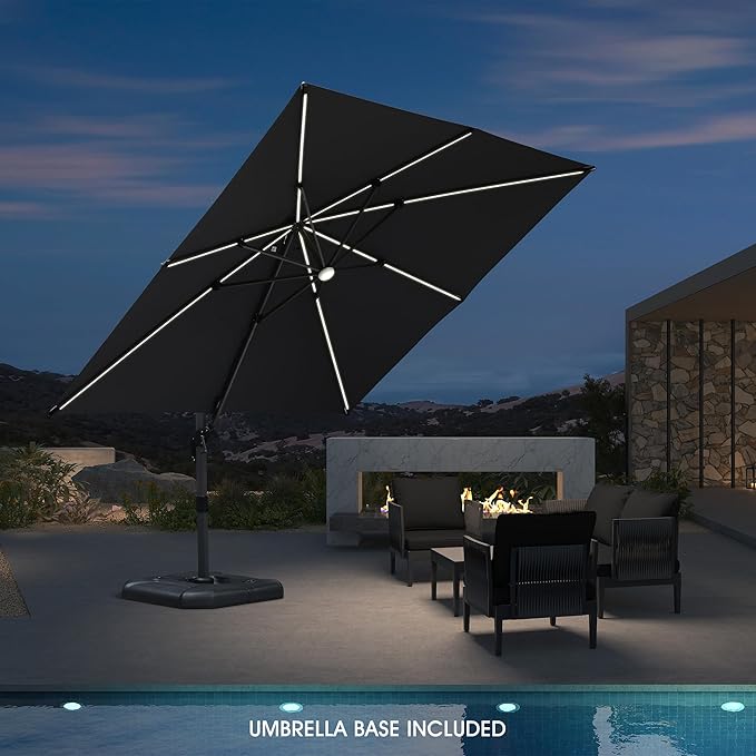 PURPLE LEAF 10 Feet Patio Umbrella - Image 2