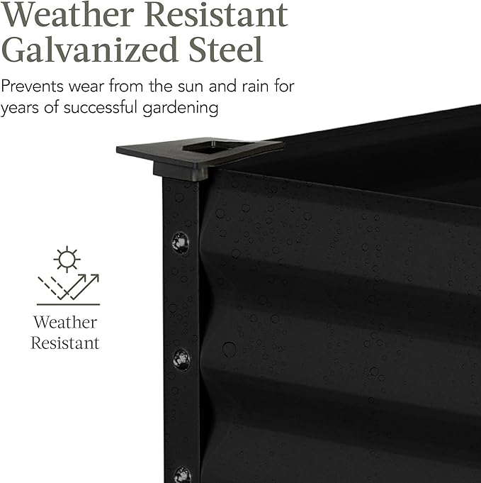 Best Choice Products 48x24x30in Galvanized Raised Garden Bed, Metal Elevated - Image 4