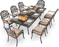 9-Piece Cast Aluminum Patio Furniture, Outdoor Dining Sets by Unknown