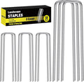 HongWay 50 Pack 6 Inch Landscape Staples, 8 Gauge Garden Stakes Heavy Duty More by HongWay