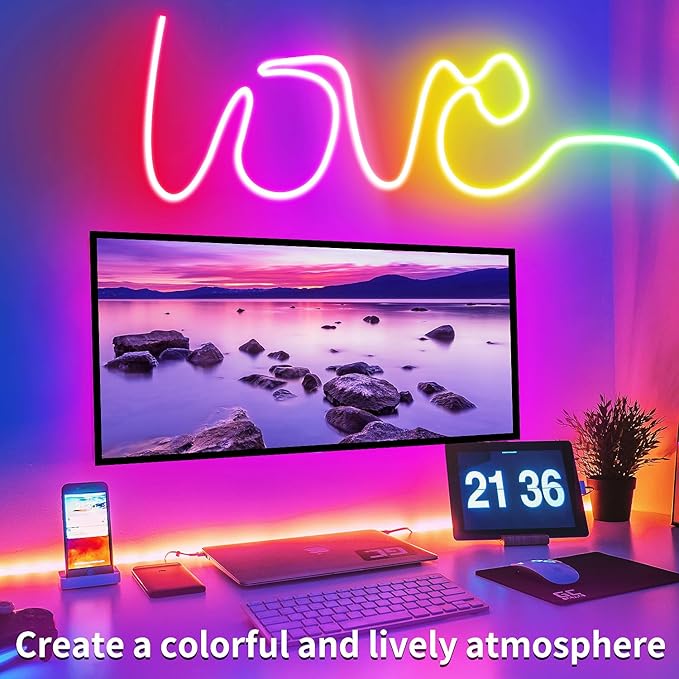50ft RGB LED neon Rope Lights LED neon Lights - Image 3