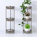 Plant Stand, Heavy Duty Metal Plant Stand Indoor Outdoor, Tall 3 Tiers Plant by Unknown