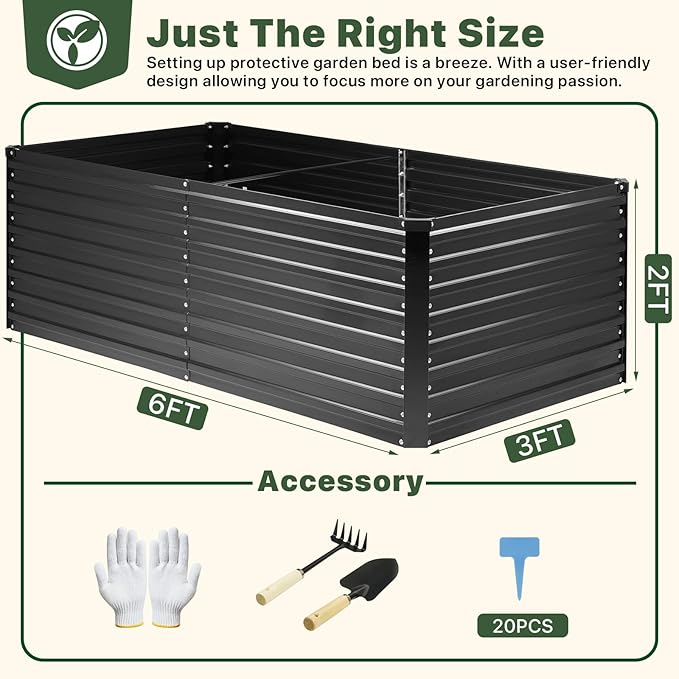 DTIG Galvanized Raised Garden Bed - Image 2