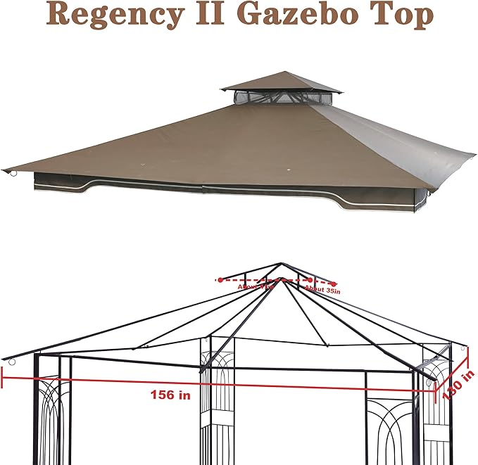 SCOCANOPY Replacement Gazebo Canopy - Image 3