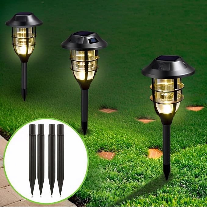 8.25" Reinforced ABS Plastic Solar Ground Spikes - Image 2