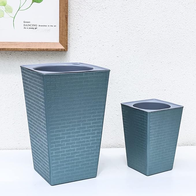 2 Pack Self Watering Planters 10.7" x 6.9" Planter - Image 7