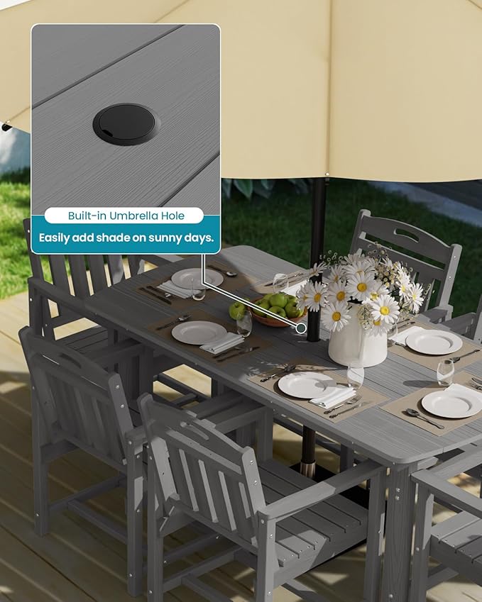 Ciokea HDPE Outdoor Dining Table - Image 5