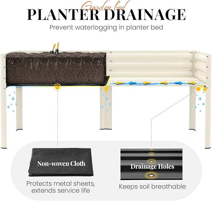 KING BIRD Large Raised Garden Bed - Image 6