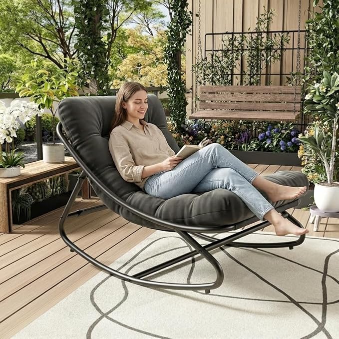 IDEALHOUSE Outdoor Rocking Chair by IDEALHOUSE