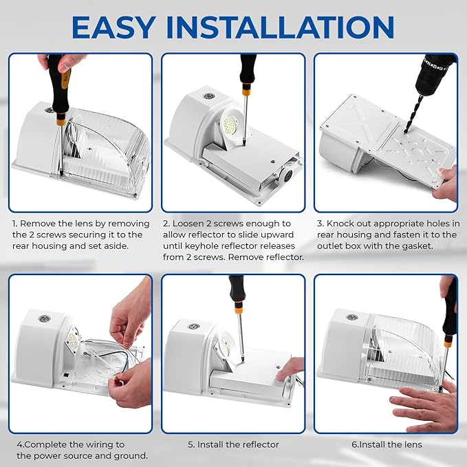 CINOTON 26W LED Wall Pack Light - Image 10
