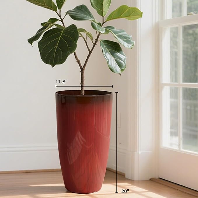 Worth Garden 20" H. Plastic Planters - Image 2