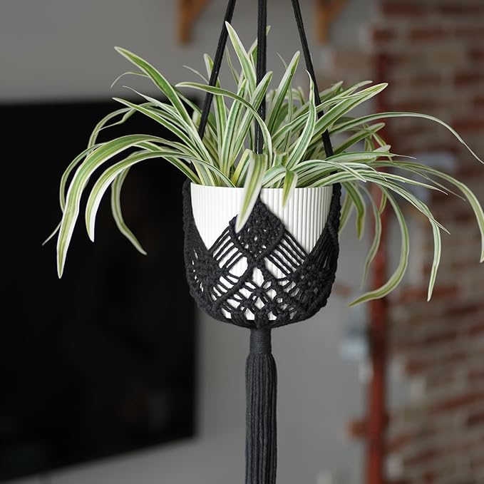Hanging Planter with Patterns by XINBOR