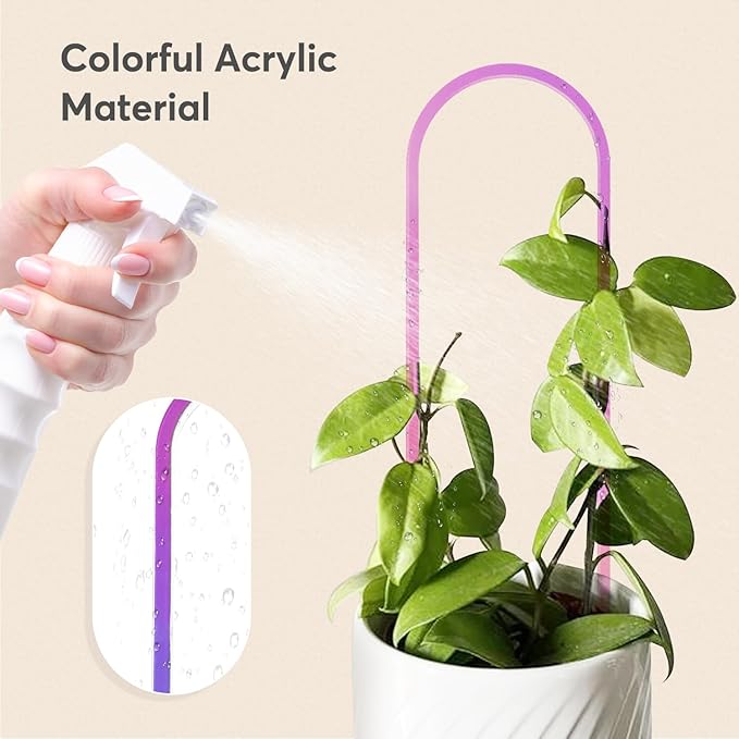 3 Pack Colorful Acrylic Plant Trellis - Image 6
