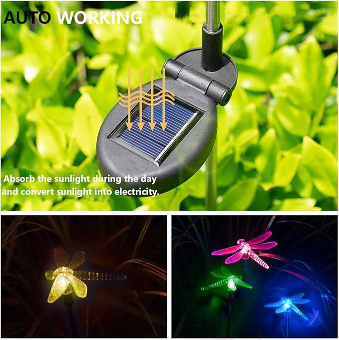 Waterproof Outdoor Solar Garden Stake Light - Image 4