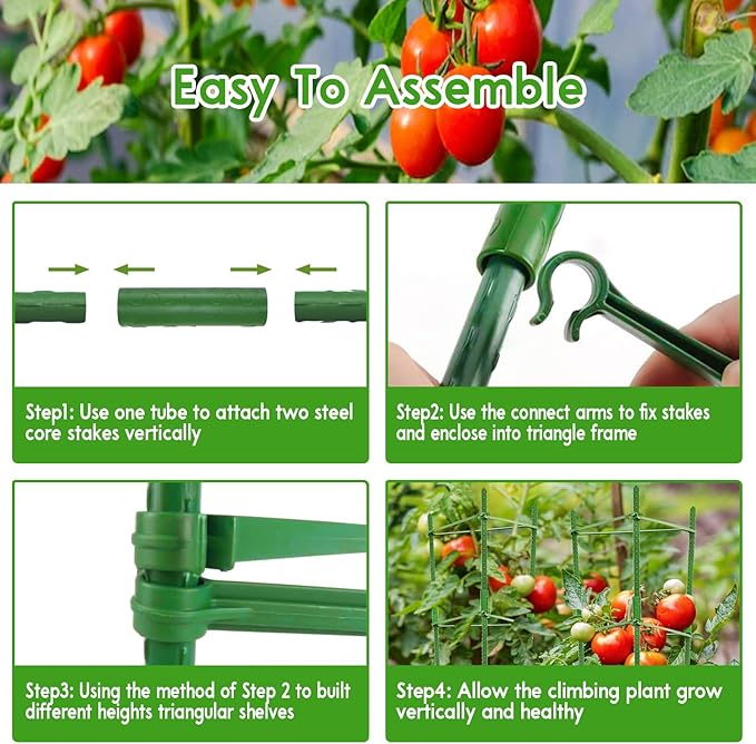 Riare 8 Pack 5.2 FT Tomato Cages - Image 4