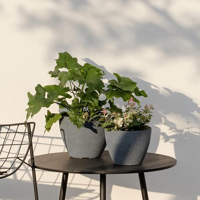 LA JOLIE MUSE Flower Pots Outdoor Garden Planters, Indoor Plant Pots - Image 2