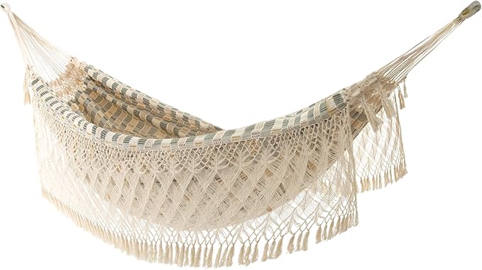 Vivere Authentic Brazilian Luxury Hammock - 450 lb Capacity by Vivere