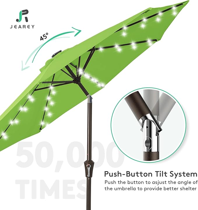 JEAREY 9FT Outdoor Patio Umbrella - Image 4