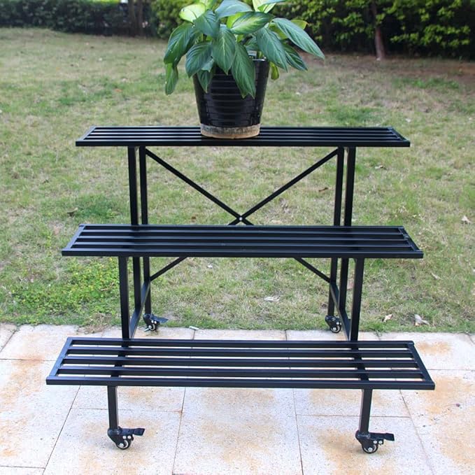 Zhongma 3 Tier Sturdy Metal Plant Stand - Image 5