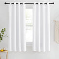 NICETOWN White Room Darkening Curtain 63 inches Long by NICETOWN