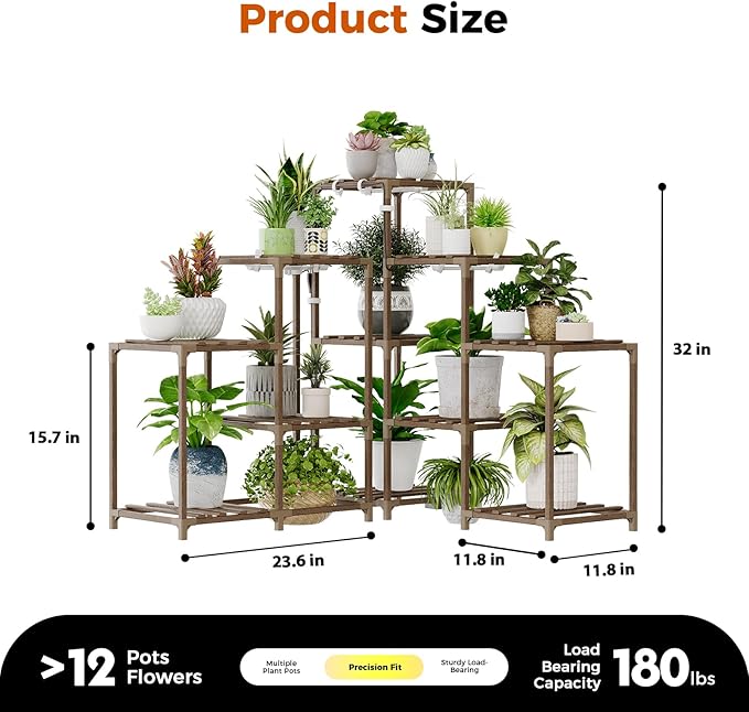 Bamworld Plant Stand with Grow Lights - Image 5