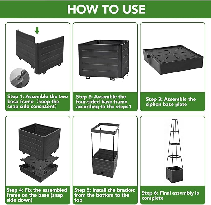 2 Pack Raised Garden Bed Planter Box - Image 7