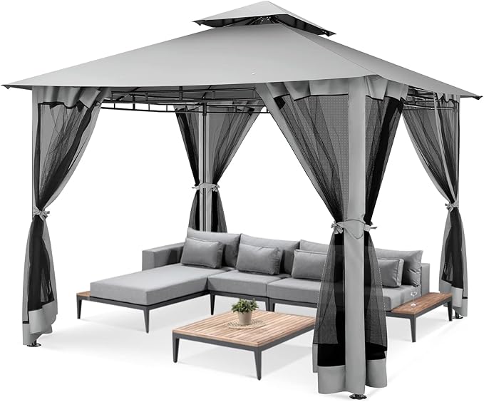 COBIZI Gazebo 10x10 Heavy Duty Gazebos - Image 9