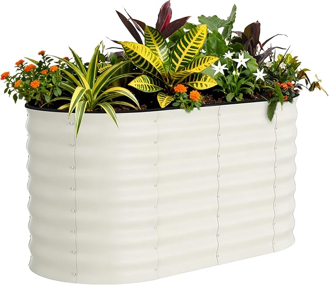 Garvee Galvanized Raised Garden Bed Outdoor, Rust-Resistant Raised Garden Beds by Garvee
