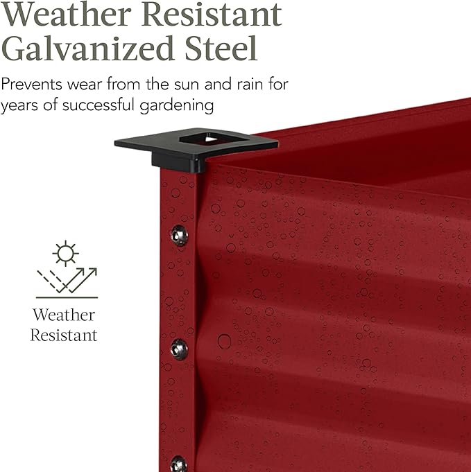Best Choice Products 48x24x30in Galvanized Raised Garden Bed, Metal Elevated - Image 4