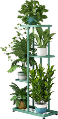 LINZINAR Metal 4 Tier 5 Potted Indoor Outdoor Plant Stand Shelf Planter Display by LINZINAR
