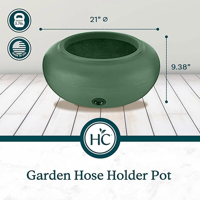 The HC Companies RZ.GH210DF1C001LRDJH 21 Inch Diameter Lightweight Garden Hose - Image 2