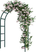 RUBFAC 94" Metal Garden Arch Trellis by RUBFAC
