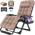Suteck Oversized Zero Gravity Chair, 29In XL Outdoor Recliner Chair w/Removable by Suteck