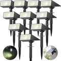 Solar Spot Lights Outdoor, 10 Pack/56 LED Outdoor Lights by Katipeal