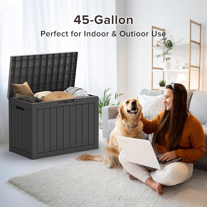 ROJIK Outdoor Storage Housing Deck Box - Image 6