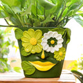 GUGUGO 8 Inch Large Flower Face Planters, Abstract Unique Head Plant Pot by GUGUGOHOMEDECOR