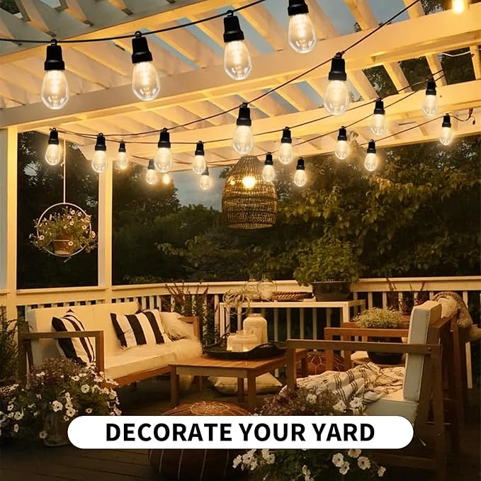 Outdoor String Lights 50FT, Outdoor Lights - Image 8