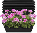 Window Box Planter, 6 Packs 17 Inches Rectangle Planters Box by OSMOFUZE
