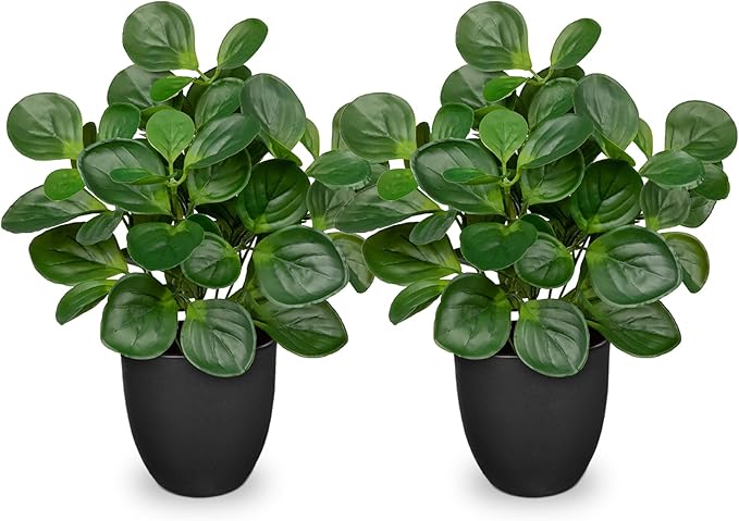 14.5" Artificial Plants Indoor Home Decor, Fake Potted Silk Plants - Image 8