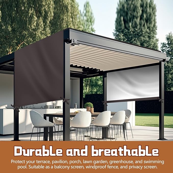 Universal Pergola Replacement Canopy Outdoor Canopy Shade Cover Waterproof - Image 6