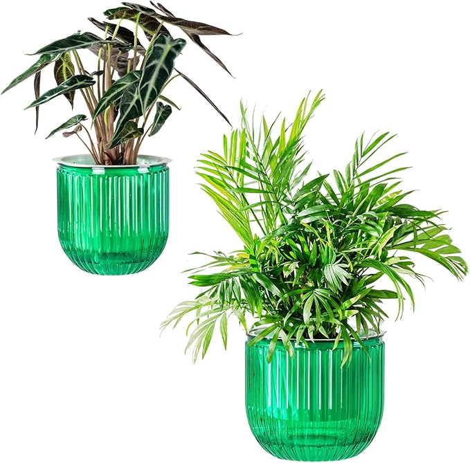 Melphoe Self Watering Pots for Indoor Plants Planter, 6.5/5.3 Inch 2 Pack by Melphoe