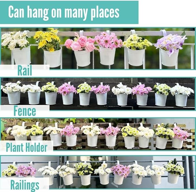 LaLaGreen 6 Inch Hanging Planter Iron - Image 8