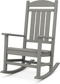 POLYWOOD Presidential Rocking Chair in Slate Grey by POLYWOOD