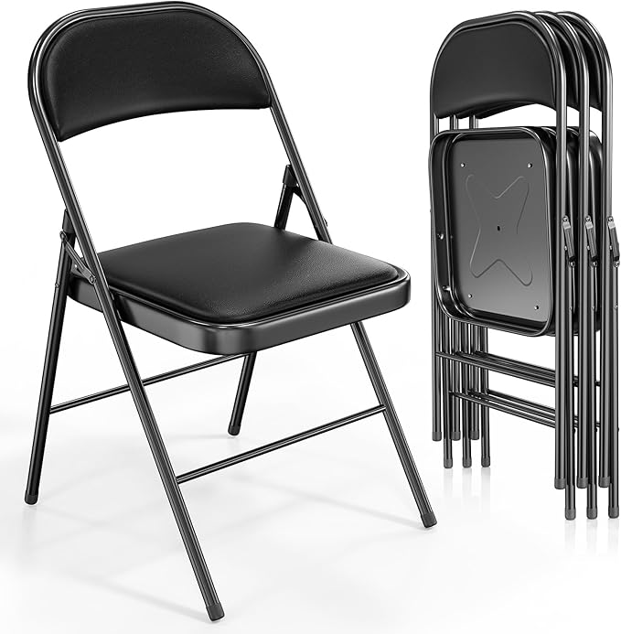 VINGLI 4 Pack Folding Chairs by VINGLI