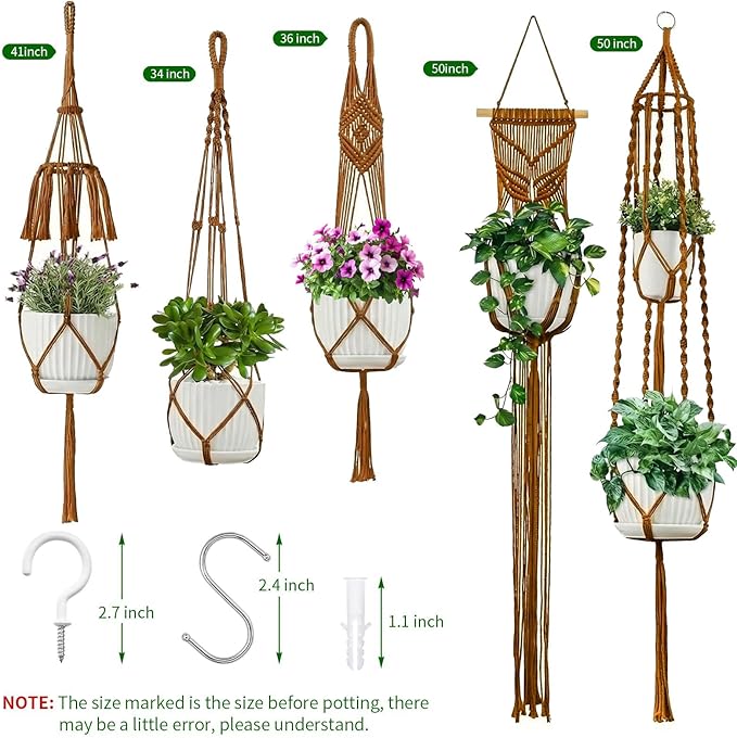 Macrame Plant Hangers - Image 6