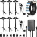 SUNVIE All-in-One LED Low Voltage Landscape Lighting Kit 6 Pathway Lights 2 by SUNVIE