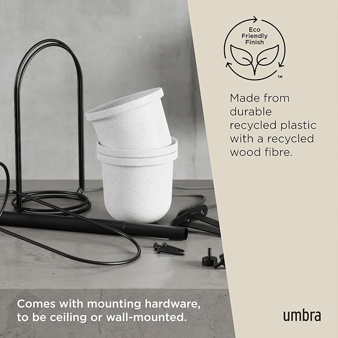 Umbra Triflora Hanging Planter for Window, Indoor Herb Garden - Image 6