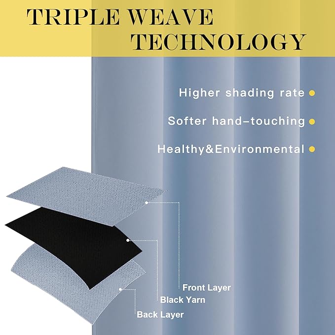 NICETOWN Sliding Door Curtain 108 Inches Long - Image 3