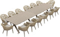 PURPLE LEAF 16 Pieces Patio Dining Set by PURPLELEAF