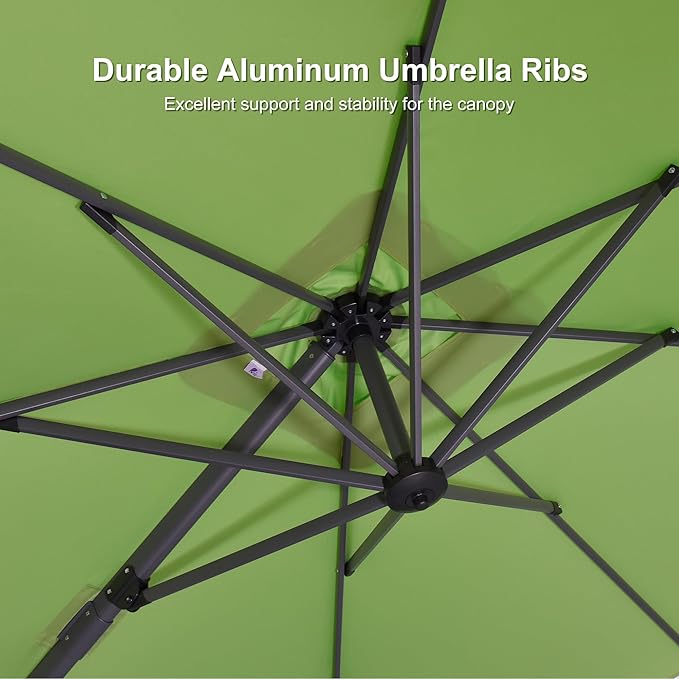 PURPLE LEAF 8' X 8' Patio Umbrella - Image 7